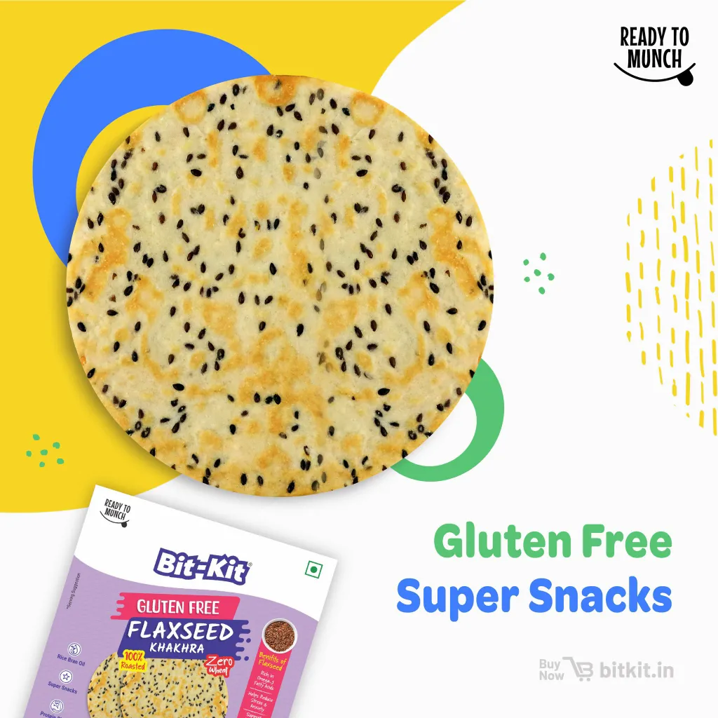 Bitkit Gluten free Flaxseed Khakhra