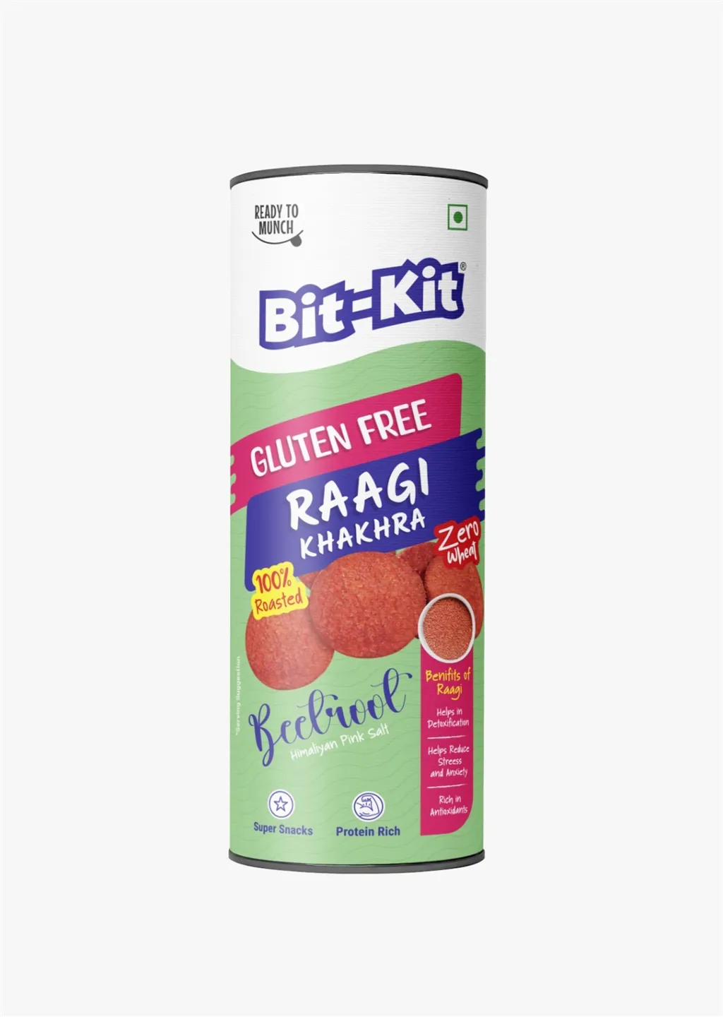 Coin Khakhra - Raagi Beetroot